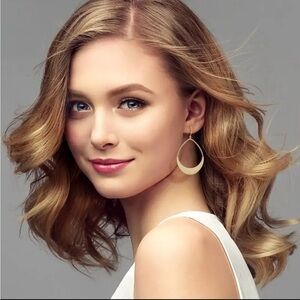 Fashion Jewelry Hollow Teardrop Shape Drop Earrings Simple Earrings